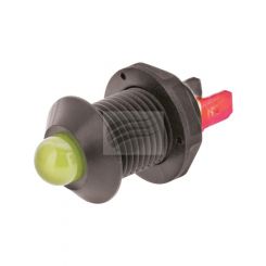 Jaylec LED Pilot Lamp 24V Amber Flashing, Ip67 Reverse Polarity