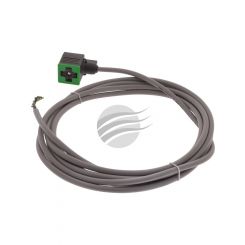 Jaylec Din Connector Square Type A 24V with Led, 3M Fly Lead 2 Pole