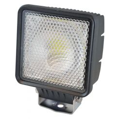 Jaylec LED Square Worklamp Flood Beam 10-30V 30Watt 1 Leds Black Housing