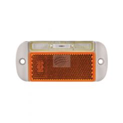 Autolamps Amber/Red LED Side Marker Lamp 12/24V Rhs w/ Amber Reflector