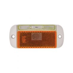 Autolamps Amber/Red LED Side Marker Lamp 12/24V Lhs w/ Amber Reflector