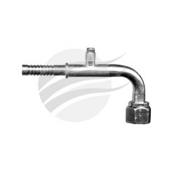 Atco Female O-Ring 8 An X 90 W/1/4 Switch Port Use Clamp # An3808C