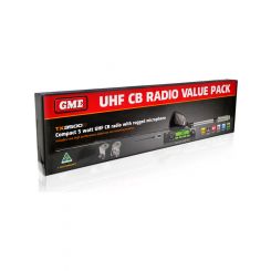 GME Uhf Cb Radio 80 Channel Value Pack Inc Tx3500 Ae4018K2 Mb407Ss