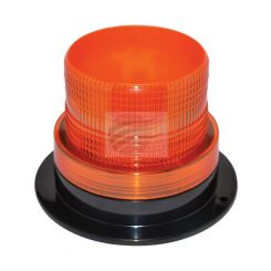 Jaylec LED Amber Strobe Beacon 12- 80V Plastic 3 Bolt Mount
