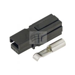 Anderson Connector H/D 30Amp Black with Terminals - Power Products