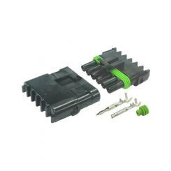 Delphi Connector Kit 6 Way W-Pack Includes Terminals And Seals Ewp-06K