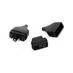 Britax Connector Flush Mnt 2 Pin 20A Flush Mnt Plug & Socket # B82-A