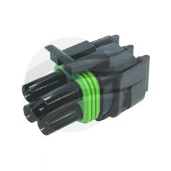 Delphi Pack 5 Connector Housing 4 Way Female Weatherpack Square Use