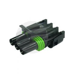 Delphi Pck 5 Connector Housing 3 Way Female Weatherpack Wp-3P5 12015793