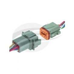 E-Max Pack 1 Dt Ser 8 Way Pre Wired Connector Kit Deutsch# Edt-08L