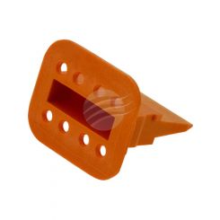 Deutsch Pack 50 Dt Series 8 Way Orange Wedge Socket Retainer