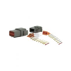 Deutsch Dtm Series 8 Way Connector Kit Incl Gold Terminals And Wedges