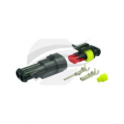 E-Max Super Seal Kit 2 Way 14 Amp Ip67 [ref Narva 57522BL] Pack 1