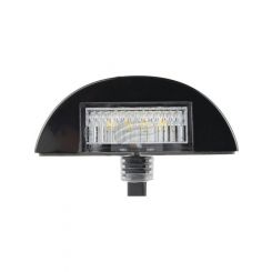 Autolamps LED Licence Plate Lamp 12/24V Push-In Black 500mm Lead