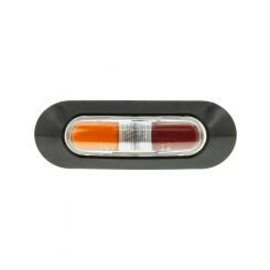Ignite Zeon LED Amb/Red Side Marker Lamp 10-30V 10 Leds Black 170mm