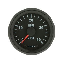 VDO Cockpit Vision Tachometer 12V Electronic 0-4,000Rpm 52mm Diam