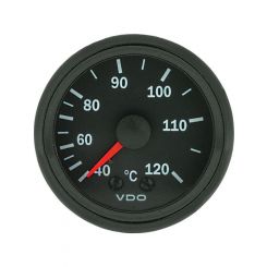 VDO Cockpit Vison Temperature Gauge Mechanical 40-120C 4M Cap Length