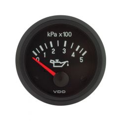 VDO Oil Press Gauge Electrical 12V 0-500Kpa 52mm Dia Eg0148
