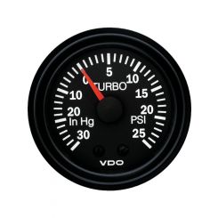 VDO Turbo Charge Gauge Mech -30Hg - 25Psi Eg0096