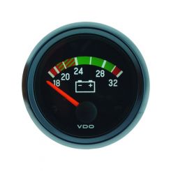 VDO C/Pit Inter Voltmeter 24V 18 - 32V 52mm Diam Eg0079