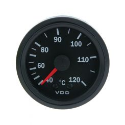 VDO Cockpit Vison Temp Gauge Mechanical 40-120C 2.6M Cap Length