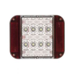 Jaylec LED Reverse Lamp 10-30V with Reflector Black Housing Single