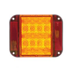 Jaylec LED Indicator Lamp 10-30V with Reflector Black Housing Single