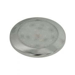 Autolamps Round LED Interior Lamp 12V Chrome 290mm Cable Bulk