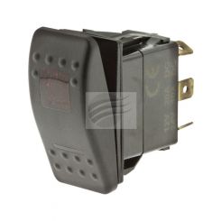Jaylec Switch Rocker Sealed On/On 12/24V 20A @ 12V 10A @24V Red LED