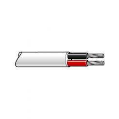 Tycab 10mm2 TWin Core Battery Cable Red Black w/ Clear Sheath 50M Fig8