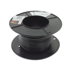 Tycab 2mm Twin Core Cable Red Black with Black Sheath 100M (7/0.32)