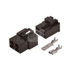 Jaylec Pack 1 Qc Connector Housing Kit 4 Pole Black Male & Female