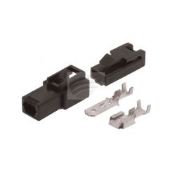 Jaylec Pack 1 Qc Connector Housing Kit 1 Pole Black Male & Female