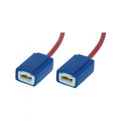 Jaylec Headlight Connector H1, H3 Prewired w/ 100mm Wire Pack 2 Socket