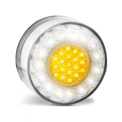 Autolamps Round LED Front Indicator / Position Lamp 12V 40cm 80X40mm Blst