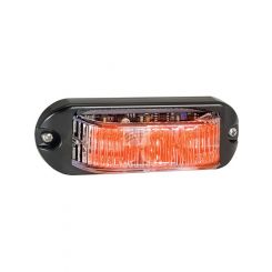 Autolamps LED Amber Emergency Lamp 12/24V Black 18cm [ref Narva 85210A]