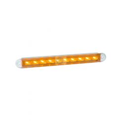 Autolamps LED Front Indicator Strip Lamp 12V Clear Lens / Body 40cm