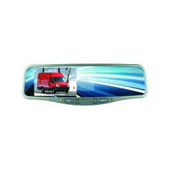 Jaylec 4.3" Tft Lcd Rear View Mirror Screen 12/24V 2X Camera Input 2.8M
