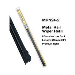 Tridon Wiper Blade Refill Metal Rail Narrow Back 2 Pack 610mm 24In