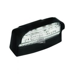 Autolamps LED Licence Plate Lamp 12/24V 4 Smd Leds Black 230mm Lead