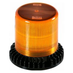 Britax LED Amber Beacon 10-30V 30Watt 3 Bolt Mount 3 Strobe 1 Rotate