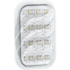 Autolamps LED Indicator Lamp 12/24V Clear Lens Recessed Mount 40cm Cable
