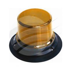 Code 3 LED Amber Beacon 10-30V Magnetic Mount Polycarb Lens 24 Led's