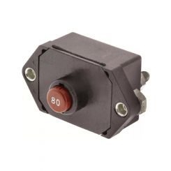 Klixon Circuit Breaker 80Amp Type III Panel Mount Manual Reset