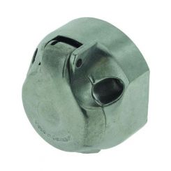 Utilux 7 Pin Lge Round Trailer Socket Metal Common All States # Mb7 Bulk