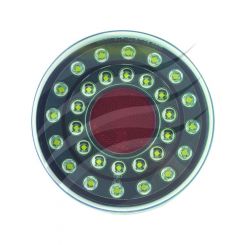 Autolamps LED Rnd Reversing Lamp Maxilamp 12/24V With Reflex Reflector