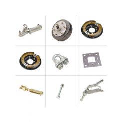 ARK 9" Mechanical Drum Brake Kit For Ford with Ford Bearings 45mm Axle