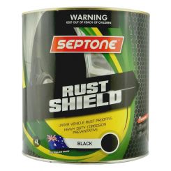Septone Rust Shield Under Vehicle Rust Proofing Black 4L