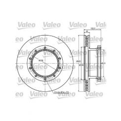 Valeo Disc Brake Rotor (Single) 430mm