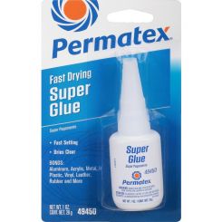 Permatex Super Glue Fast Drying Dries Clear 28g
